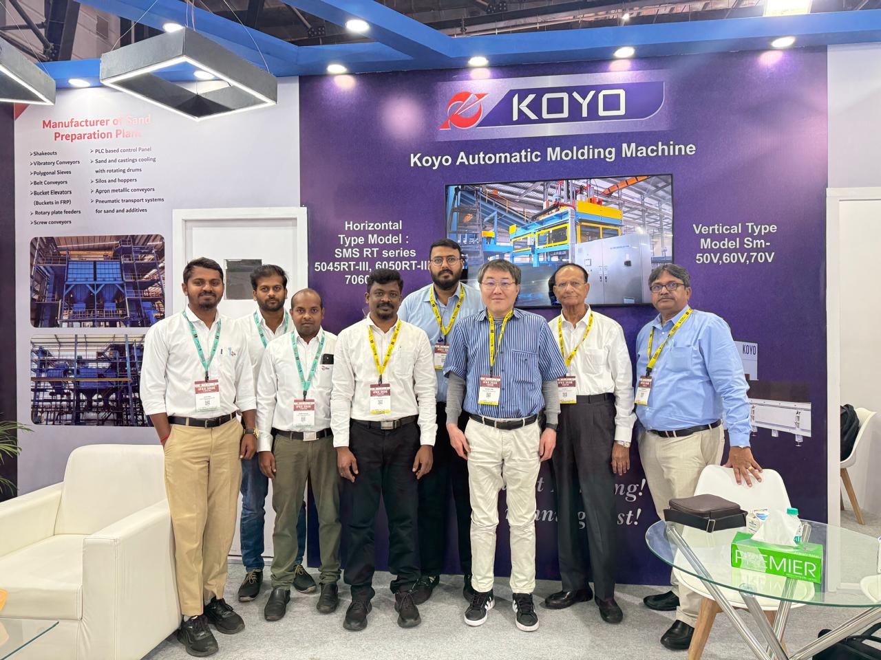 KOYO team at the IFEX 2026 trade show booth