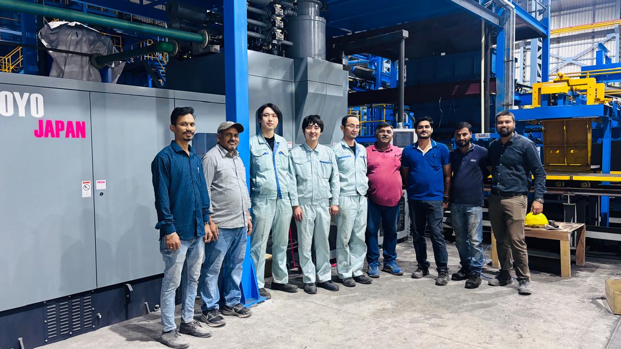 KOYO installation team in India